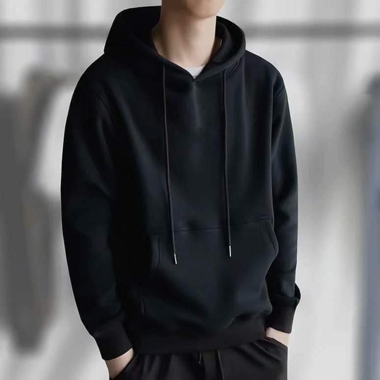 Men's Solid Hoodie